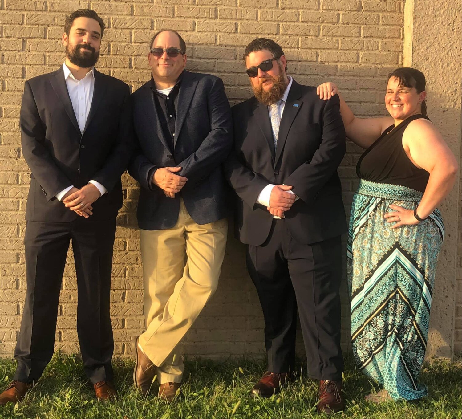 All the partners in Kansas Publishing Ventures pose at the annual President’s Gala, hosted by the Kansas Press Association: (L to R) Adam Strunk, Bruce Behymer, Joey Young and Lindsey Young. (Photo by Kansas Publishing Ventures)